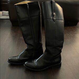 Black Leather Frye women’s Riding Boots